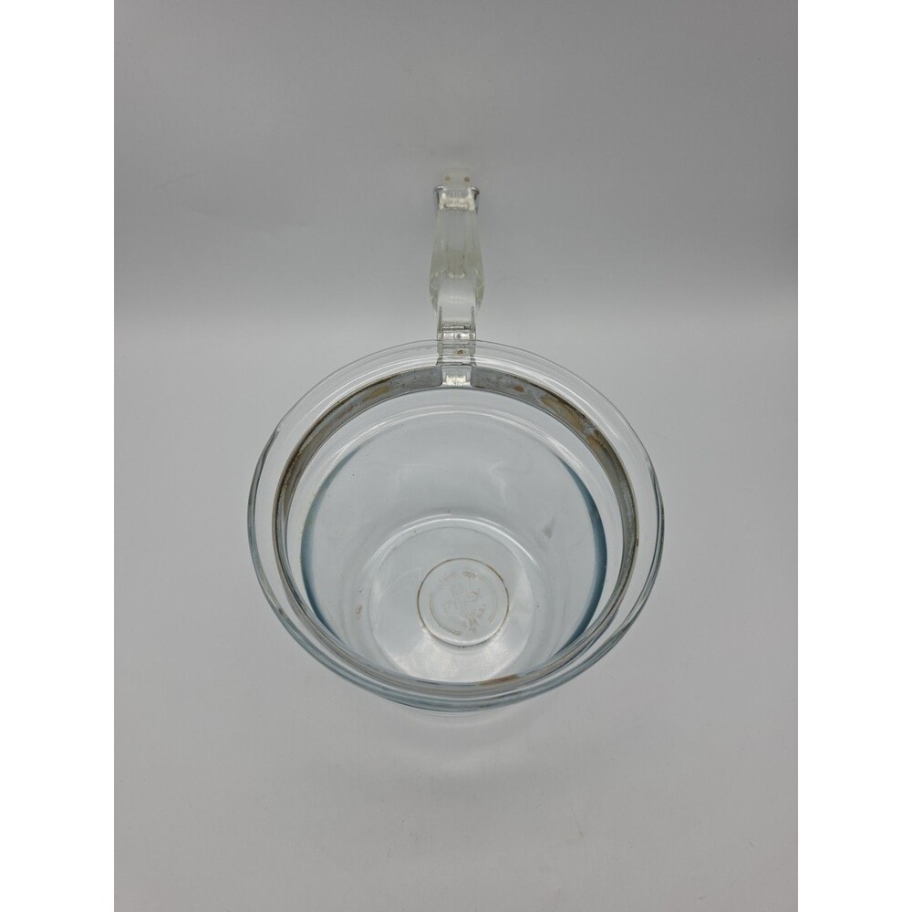 Pyrex Flameware 6283L 1.5 Quart Clear Glass Pot Saucepan with Lid Vintage MCM - Picture 5 of 10